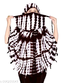 Tie-Dye Rayon Face Scarf with Mask – Stylish & Comfortable Protection for All Seasons