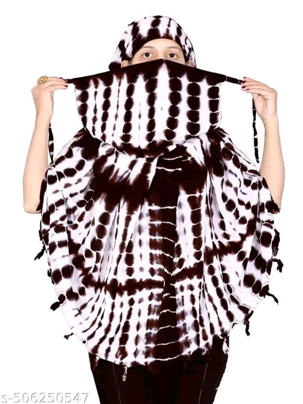 Tie-Dye Rayon Face Scarf with Mask – Stylish & Comfortable Protection for All Seasons