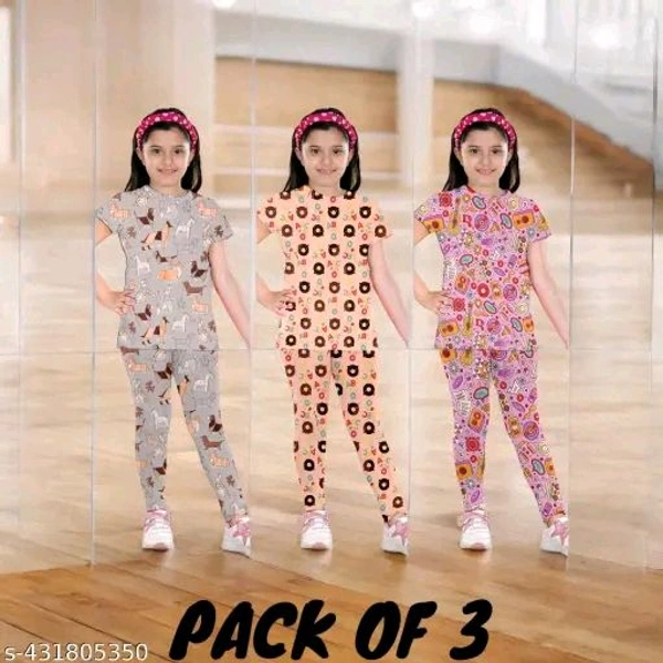Pretty Stylus Kids Girls Nightsuits - 1 years