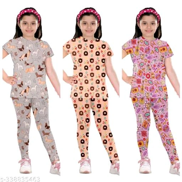 Cute Comfy Kids Girls Nightsuits - 6