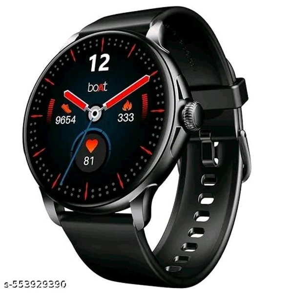 Ninja Call Pro Plus Smart Watch 1.83 inch with Bluetooth Calling, AI Voice Assistance, 100 Sports Modes IP67 Rating, 240 * 280 Pixel High Resolution (Black)