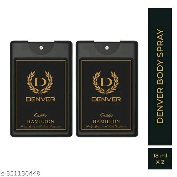 Denver Caliber Pocket Perfume Combo Pack of 2 (18ml each)