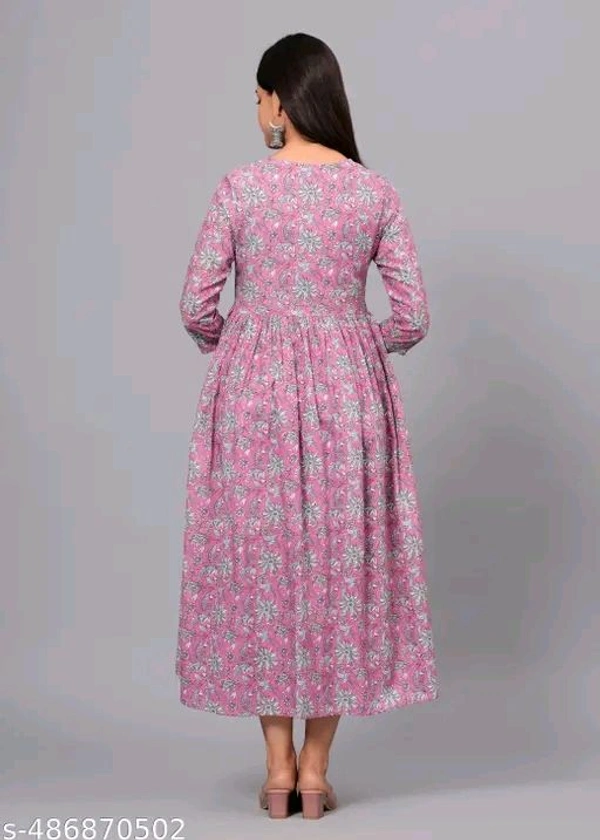 Anarkali Printed Kurti - S
