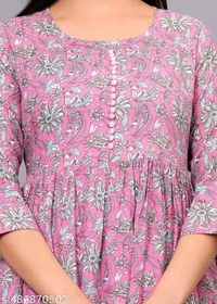 Anarkali Printed Kurti - L