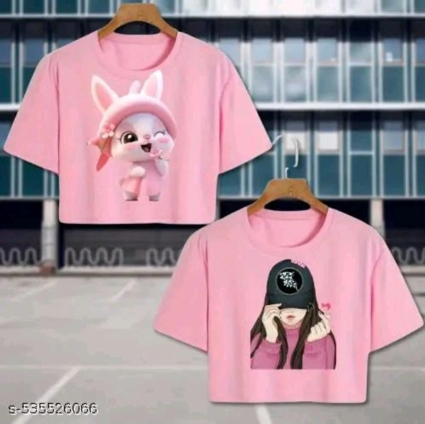 Baby Trendy Stylish Women Crop Tops & Tunics For Latest Design - S