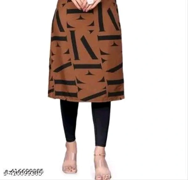 Polyster/Crepe fabric-Fancy kurti for Women - S