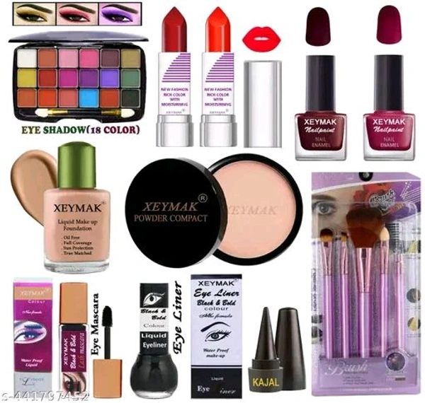 New Best Combo Makeup Kit of 15 Makeup Items M Kit C148 NP4 8