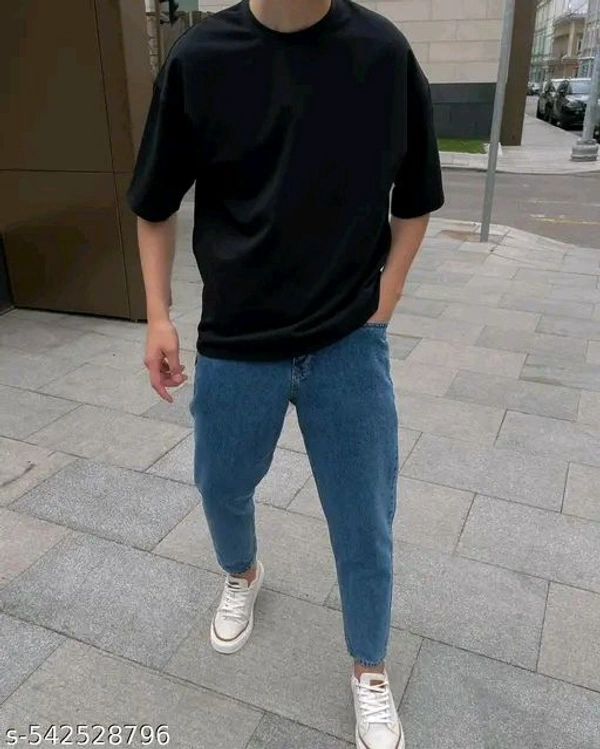 jeans for mens denim JEANS Relaxed fit pants Wide-leg denim  - 34