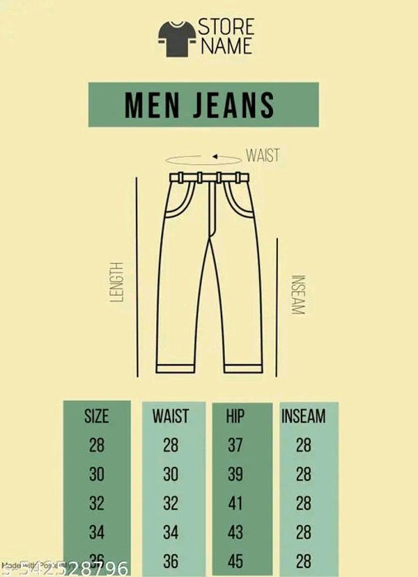 jeans for mens denim JEANS Relaxed fit pants Wide-leg denim  - 34