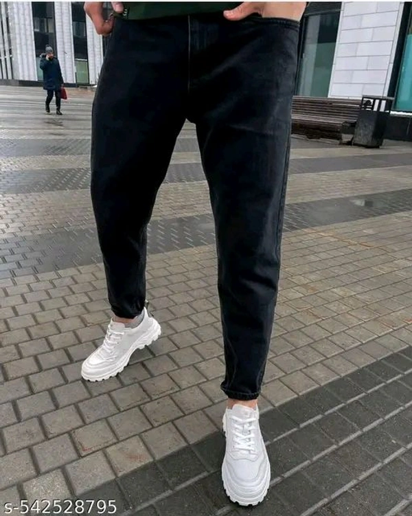 jeans for mens denim JEANS Relaxed fit pants Wide-leg denim  - 28