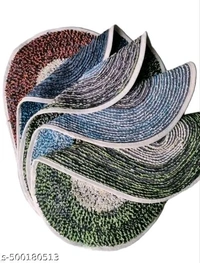 Rylie Cotton Oval Bath Mat Pack Of 5 ( 33 × 53 cm )