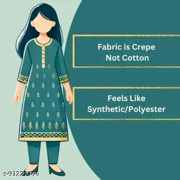Polyster/Crepe fabric-Women's Brown Animal Printed Suits & Dress Materials