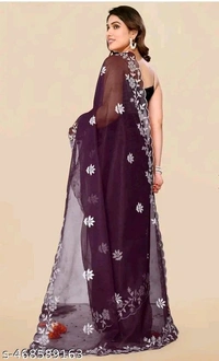Superb Premium Quality Party Wear Twill Saree With Blouse