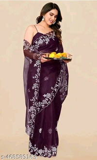 Superb Premium Quality Party Wear Twill Saree With Blouse