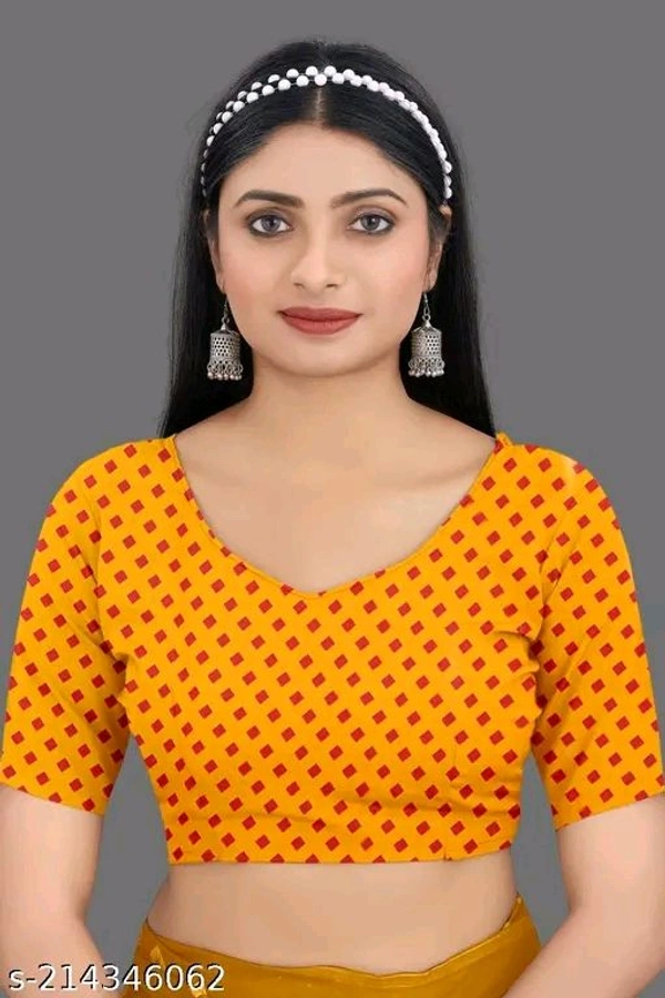 Daily Wear Printed Saree with unstitched Blouse Piece
