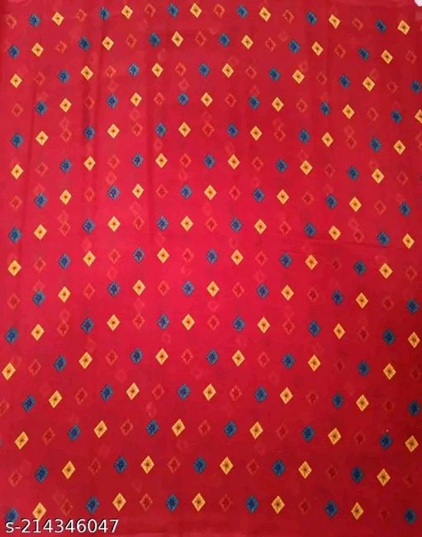 Daily Wear Printed Saree with unstitched Blouse Piece