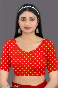 Daily Wear Printed Saree with unstitched Blouse Piece