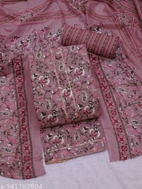 Women's Cotton Printed Unstitched Salwar Suit Material/Trending Suit,Trendy Suits & Dress Material