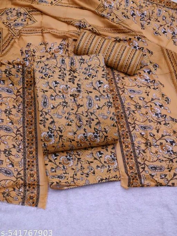 Women's Cotton Printed Unstitched Salwar Suit Material/Trending Suit,Trendy Suits & Dress Material