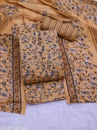 Women's Cotton Printed Unstitched Salwar Suit Material/Trending Suit,Trendy Suits & Dress Material