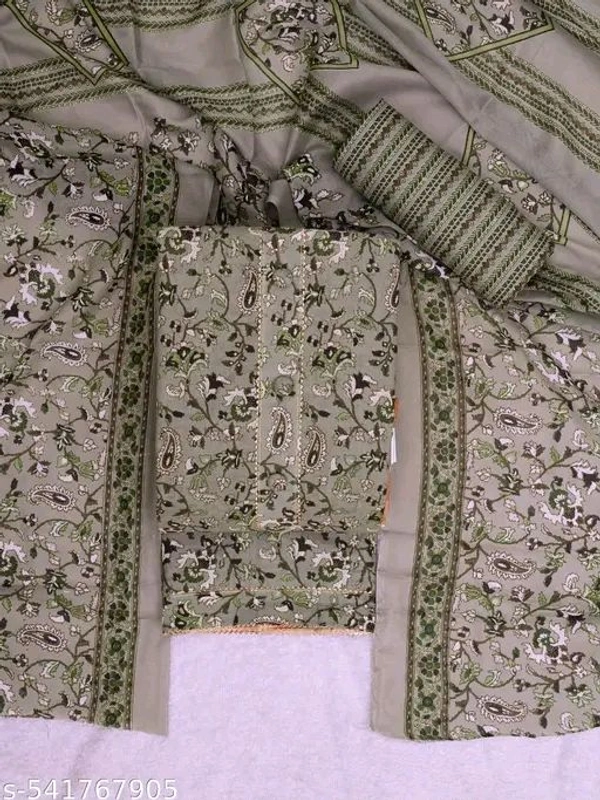Women's Cotton Printed Unstitched Salwar Suit Material/Trending Suit,Trendy Suits & Dress Material