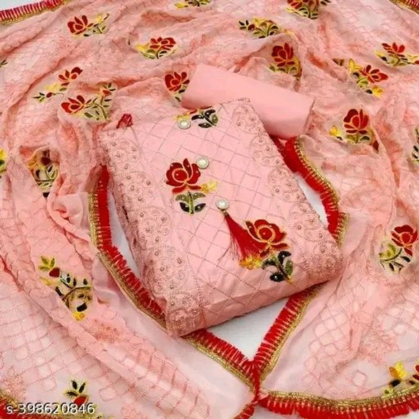 COLOURSTORY® Cotton Suit Dress Material,Unstitched Cotton Blend Kurta,Churidar Material Embellished,Semi Stitched Cotton Blend Salwar Suit Material Solid,suits material for girls,best cotton suits material