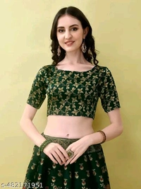 banarasi art silk  jacuard   lehenga choli  with  women  wedding party