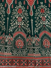 banarasi art silk  jacuard   lehenga choli  with  women  wedding party