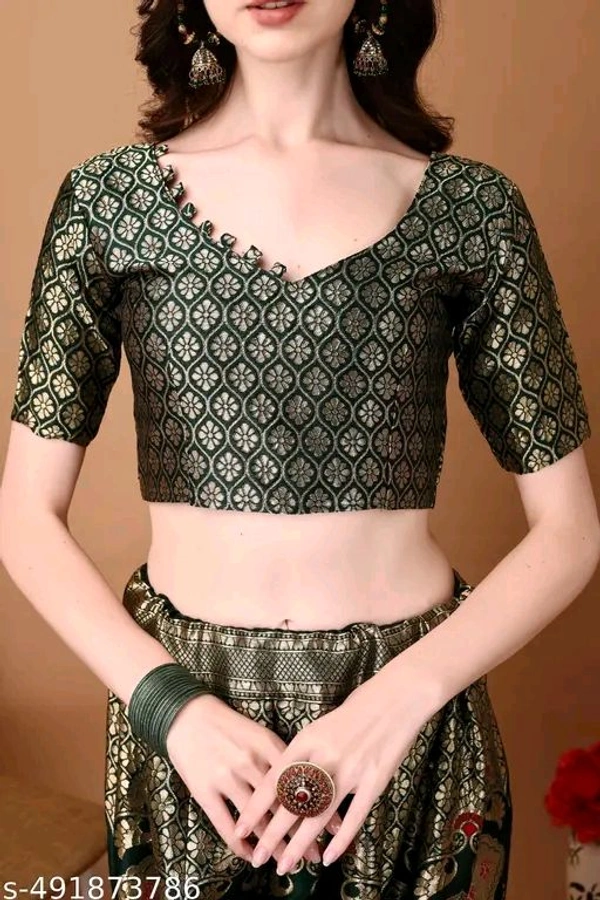 Green and Red Banarasi Silk Work Lehnega Choli with Dupatta For Marriage,Holi,Navaratri,Engagement Parties or Bridal Showers,Anniversaries, Birthday,Reception,Sangeet or Mehendi
