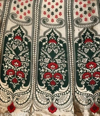 Green and Red Banarasi Silk Work Lehnega Choli with Dupatta For Marriage,Holi,Navaratri,Engagement Parties or Bridal Showers,Anniversaries, Birthday,Reception,Sangeet or Mehendi