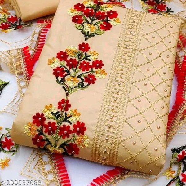 Attractive Women Cotton  Dress Materials *
Top Fabric: Cotton