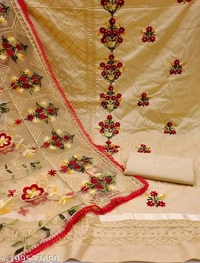 Attractive Women Cotton  Dress Materials *
Top Fabric: Cotton