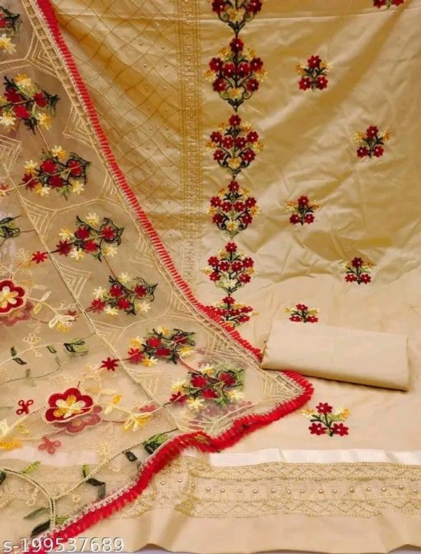 Attractive Women Cotton  Dress Materials *
Top Fabric: Cotton