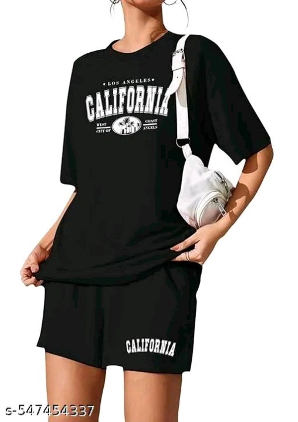 WOMEN NIKKER SET CALEFORNIA BLK+BLK - Xl