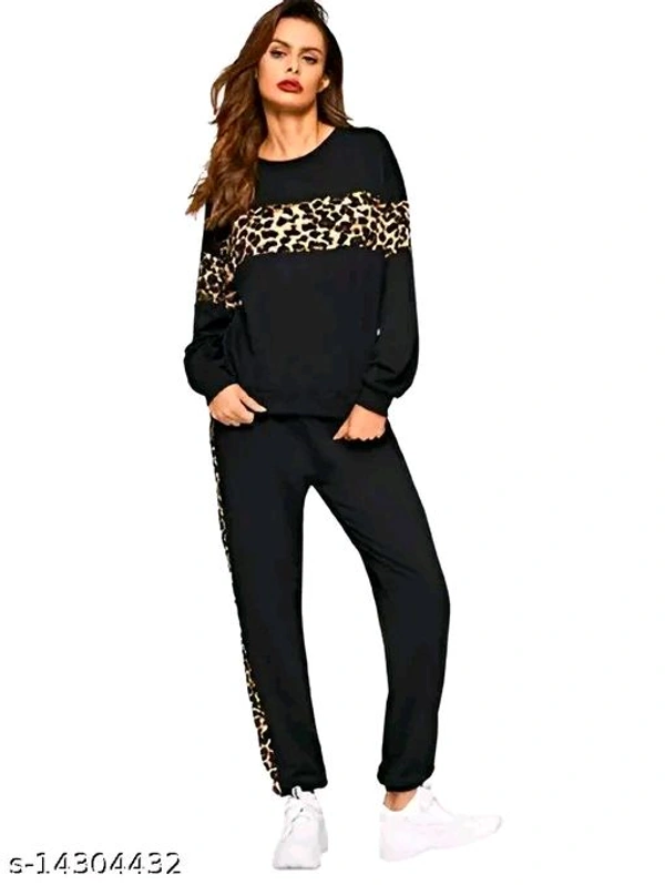 DTR FASHION Women's Black Striped Summer Track Suits , Activewear , Yogawear , Gymwea , Sportswear Womens Track Suit Printed and , track suit for women summer , new track suit , track suit girls , track suit tranding , track t-shirt , track pant Woman Top Bottom Sets  - M