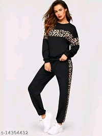 DTR FASHION Women's Black Striped Summer Track Suits , Activewear , Yogawear , Gymwea , Sportswear Womens Track Suit Printed and , track suit for women summer , new track suit , track suit girls , track suit tranding , track t-shirt , track pant Woman Top Bottom Sets  - L