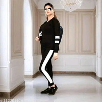 Women Track Suit Ladies T-Shirt Women Sports Wear And Jogging, Girl's Activity Clothing Set, Ladies Tracksuit Occasion : Girl's Sports Wear/ Women Yoga Wear/ Ladies Gym Wear/Ladies Party Wear/Girl's Night Wear/Women Casual Wear Top & Bottom Set For Ladies Girl's, Women - L