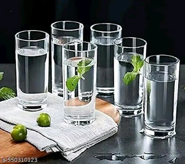 New Water & Juice Glasses (Pack Of 6)