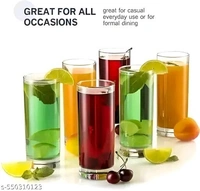 New Water & Juice Glasses (Pack Of 6)