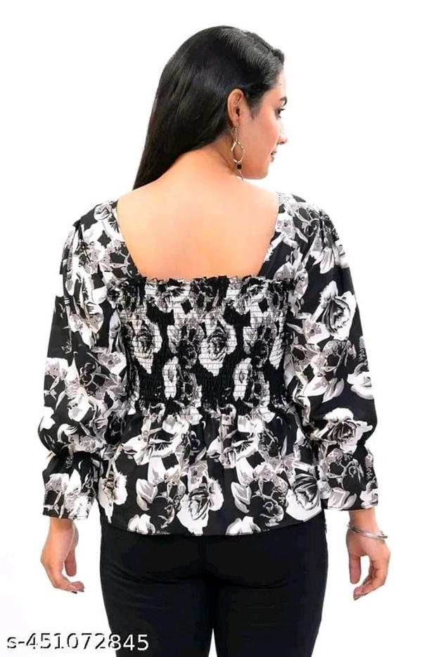 Fancy Feminine Women Tops & Tunics - M