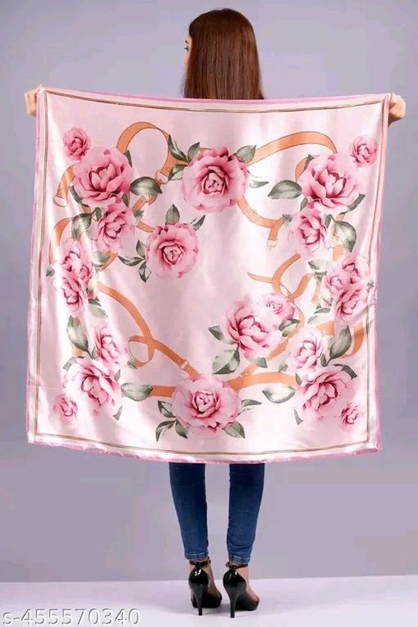 AXOLOTL Satin Silky Elegant Women Digital Print Scar