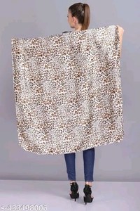 GLAUCUS Satin Silky Elegant Women Digital Print Scarf