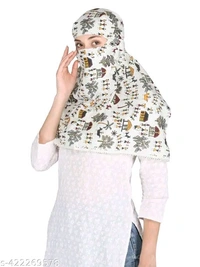 Scarf Face Cover Cum Mask Sun Protection Cotton Printed Lehariya