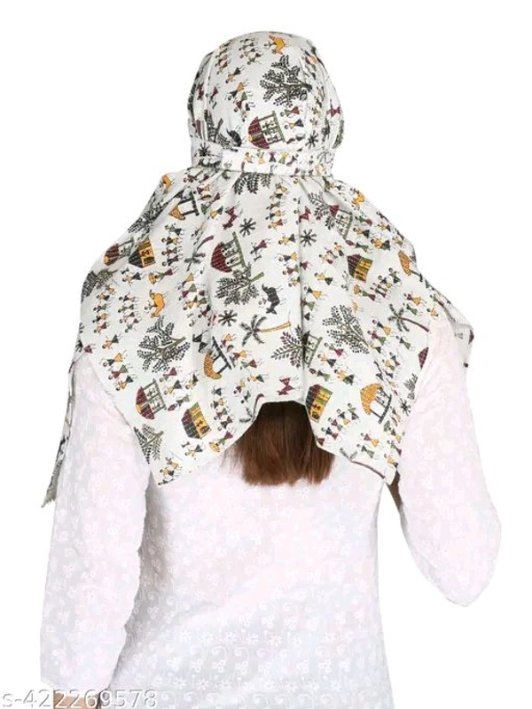 Scarf Face Cover Cum Mask Sun Protection Cotton Printed Lehariya