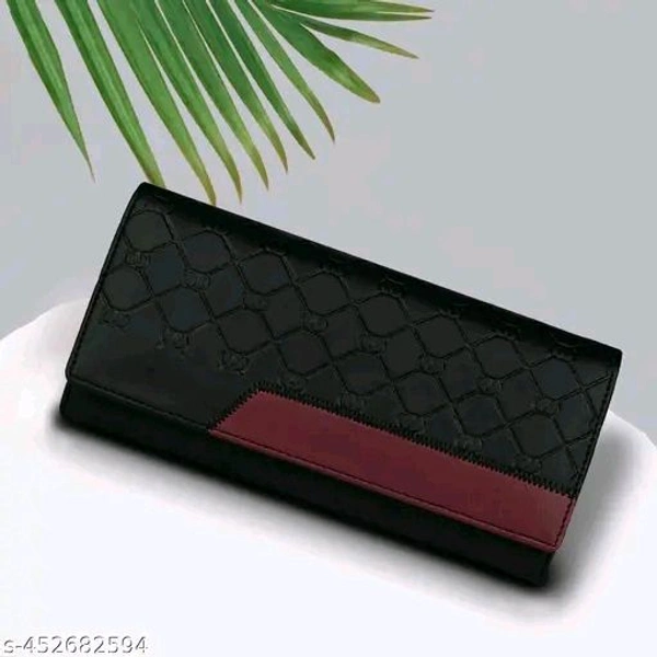Luxe Geometric Quilted Wallet