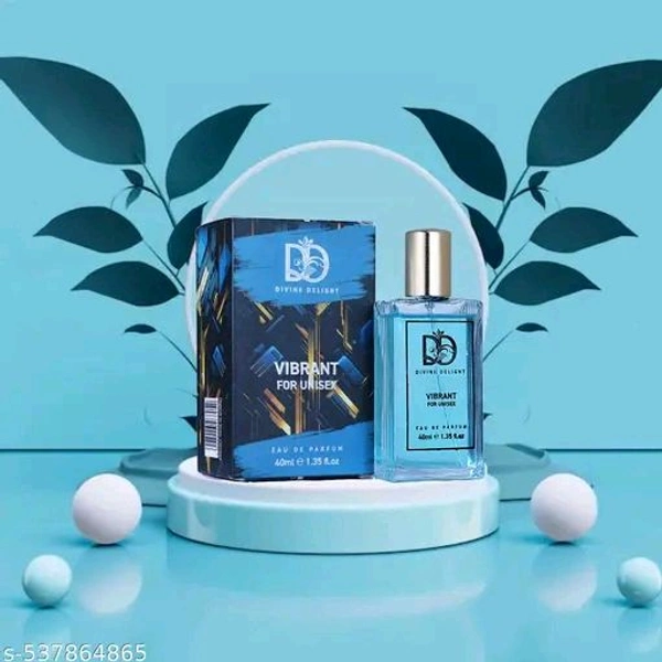 Vibrant 40ml Unisex Perfume By Divine Delight | Long-Lasting Floral Scent with Jasmine & Rose | Daily Wear Fragrance for Men & Women