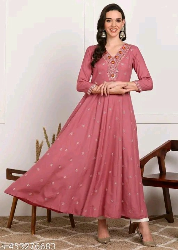 Anarkali Flared Sequin Embroidered - Xxl