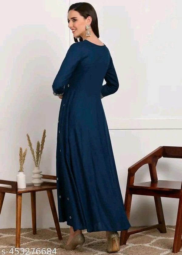 Anarkali Flared Sequin Embroidered - Xl