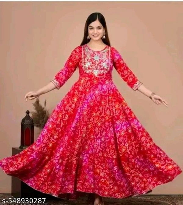 Gowns - Ethnic, Anarkali Dress  - XL