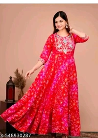 Gowns - Ethnic, Anarkali Dress  - XL